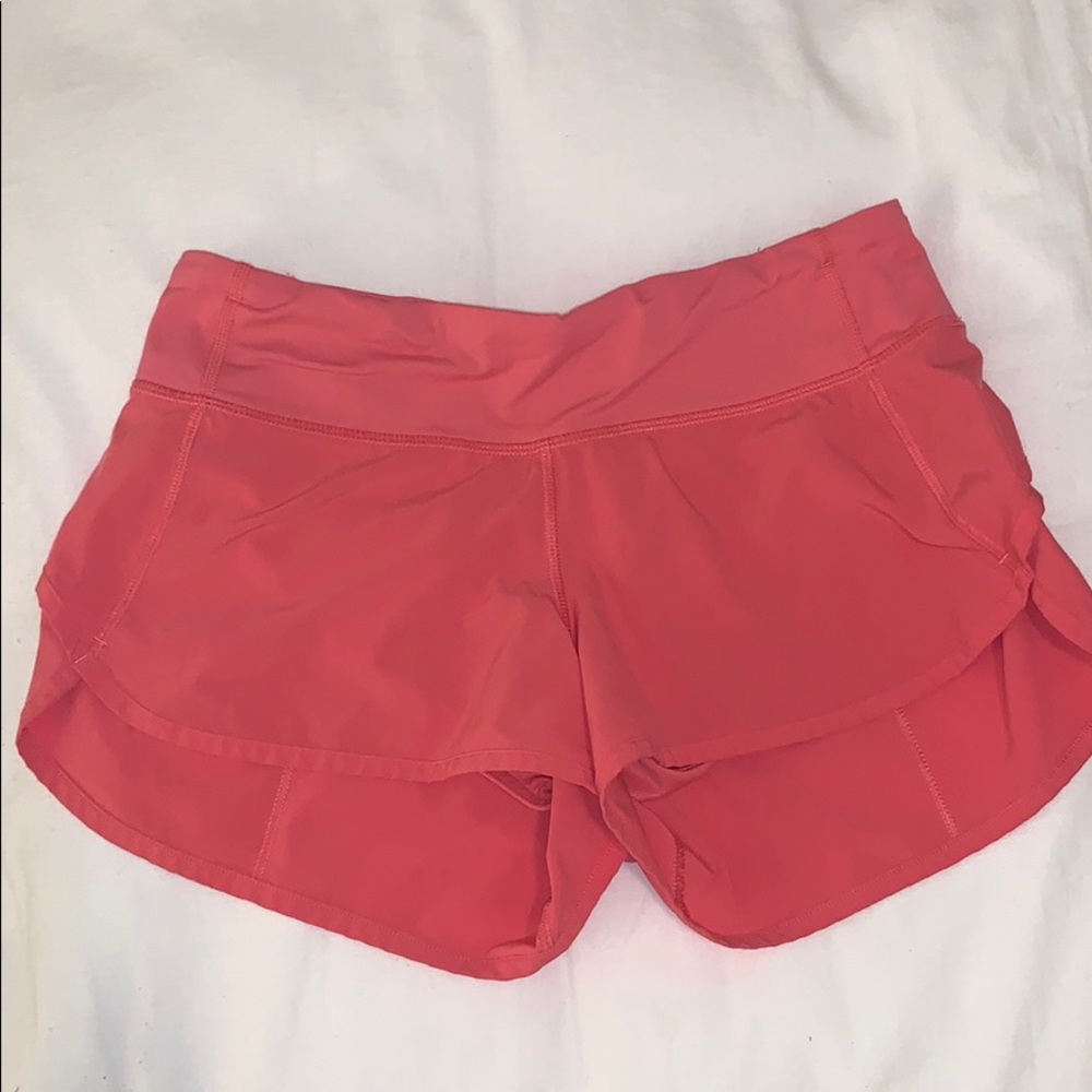 lululemon Dark Pink Speed Up Short